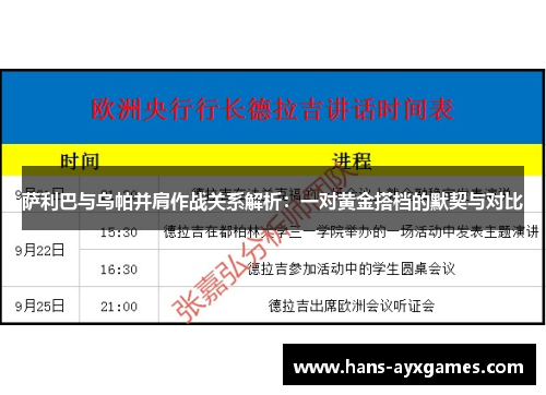 萨利巴与乌帕并肩作战关系解析:一对黄金搭档的默契与对比 萨利巴与乌帕并肩作战关系解析:一对黄金搭档的默契与对比